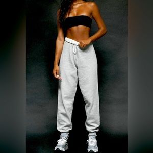Joah brown oversized joggers sweatpants